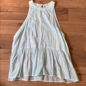 Light Blue Free People Sundress Coverup